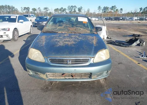 2000 Honda Civic Value Package from USA, damaged, VIN 2HGEJ6611YH512865